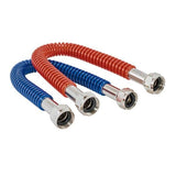 Eastman 3/4 pulgadas FIP x 3/4 pulgadas FIP Conector flexible para calentador de agua (24 pulgadas de largo, paquete de 2)