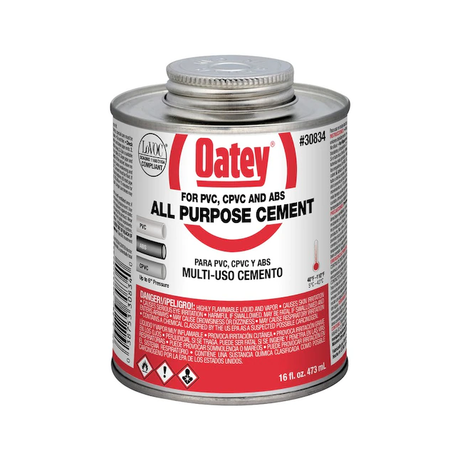 Oatey 16-fl oz Clear All-purpose Cement