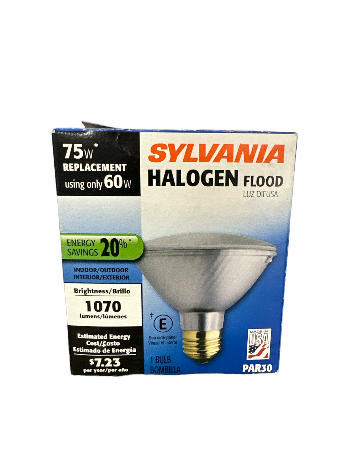 Sylvania Halogeno PAR30 Flutlichtbirne mit kurzem Hals
