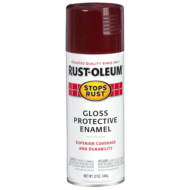 Rust-Oleum  Stops Rust Gloss Merlot Spray Paint (NET WT. 12-oz)