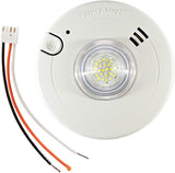 First Alert BRK 7020BSL Detector de humo para personas con discapacidad auditiva cableado con luz estroboscópica LED