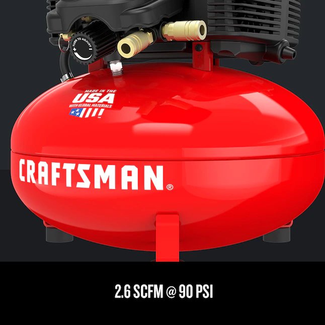 CRAFTSMAN 6-Gallons Portable 150 PSI Pancake Air Compressor