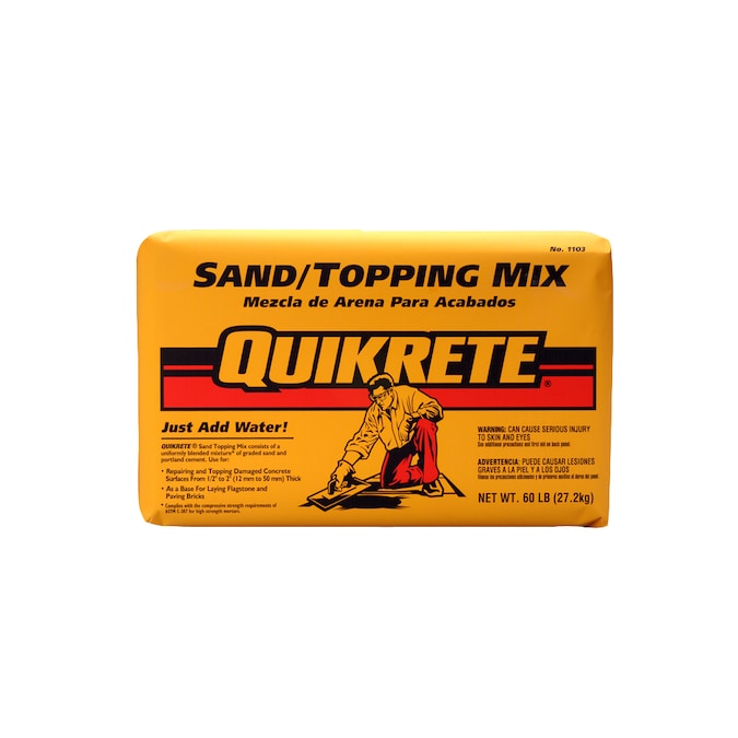 Mezcla de concreto Quikrete de 80 lb (mezcla de arena)
