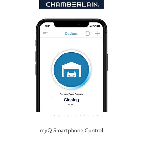 Chamberlain 0.5-HP Smart Belt Drive Garage Door Opener Works with Myq Wi-fi Compatibility