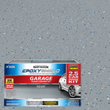 Rust-Oleum EpoxyShield Kit de pintura gris brillante para pisos de garaje y concreto de 2 partes (Kit)