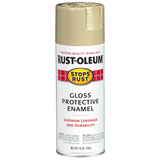 Rust-Oleum  Stops Rust Gloss Khaki Spray Paint (NET WT. 12-oz)