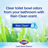 Clorox Toilettenschüsselreiniger mit Bleichmittel, Rain Clean (24 oz)