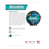 NeverKink Teknor Apex Manguera en espiral gris de vinilo resistente sin torceduras de 5/8 pulgadas x 100 pies
