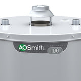Calentador de agua a gas natural AO Smith Signature 100 de 74 galones, corto, 6 años, limitado, 75100 BTU