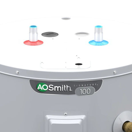 AO Smith Signature 100 Lowboy de 38 galones Garantía limitada de 6 años Calentador de agua eléctrico de doble elemento de 4500 vatios 