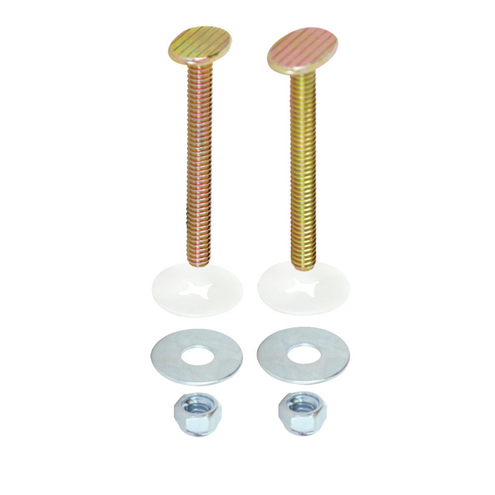 EZ-FLO Toilet Closet Bolts Plated Brass 1/4 in. x 2-1/4 in