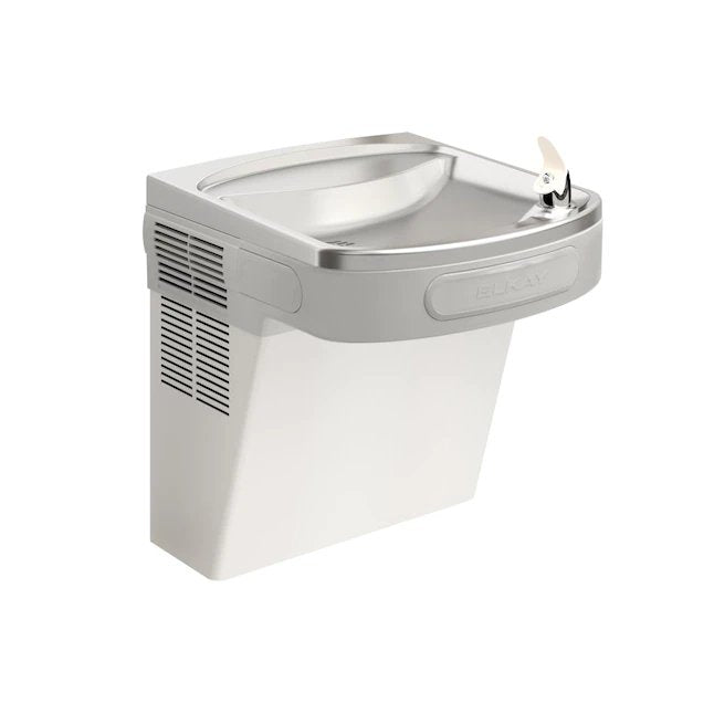 Elkay Enfriador de agua Acero inoxidable 1 lavabo Botón pulsador Montaje en pared Fuente para beber