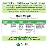 A.O. Smith Signature Series 6.6-GPM 160000-BTU Indoor Natural Gas Tankless Water Heater
