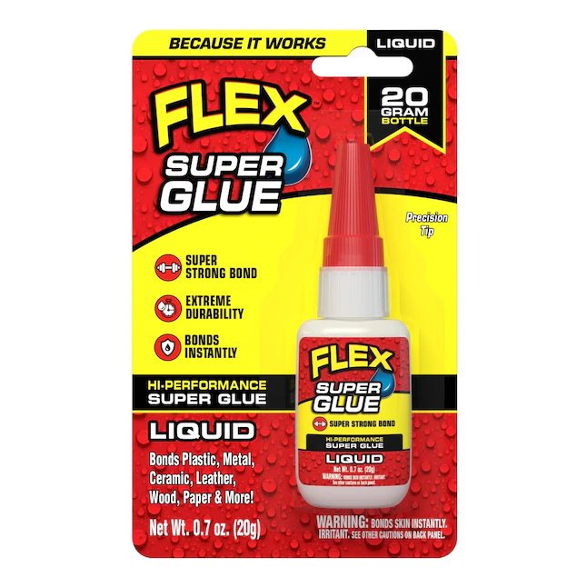 Flex Seal Super Glue 20-gram Liquid Super Glue