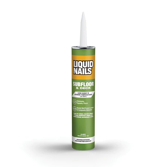 Liquid Nails Subfloor and Deck Construction Adhesive - 10oz