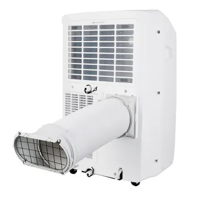 Aire acondicionado portátil Hisense 7000-BTU DOE de 115 voltios, blanco, ventilado, habilitado para Wi-Fi, enfría de 300 a 500 pies cuadrados