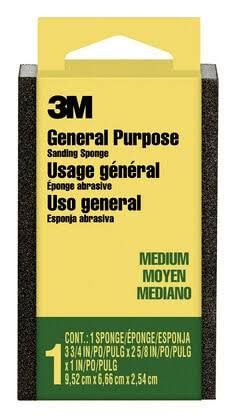 3M General Purpose Sanding Sponge - Medium Grit
