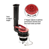 Fluidmaster 2 Zoll verstellbares Toilettenspülventil-Reparaturset