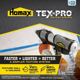 Homax Tex-Pro 28 fl. onz. Orange Peel and Knockdown Textura pesada para paredes y techos (paquete de 6)
