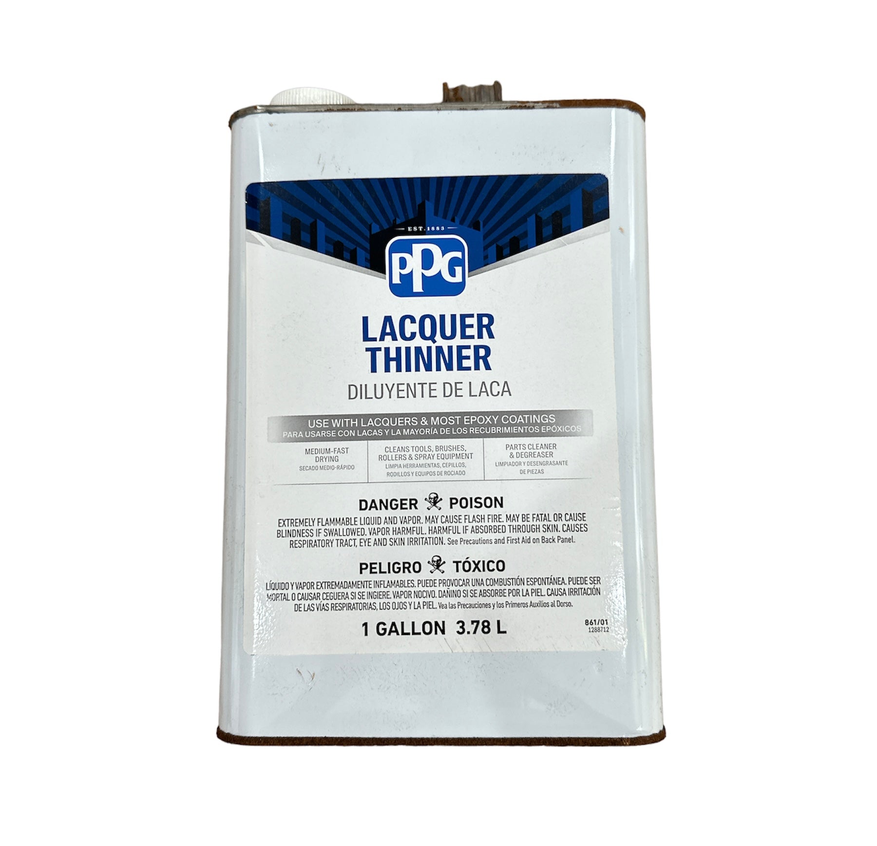 PPG Lacquer Thinner (1 Gallon)