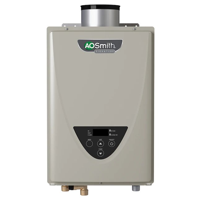 A.O. Smith Signature Series 8-GPM 190000-BTU Indoor Natural Gas/Liquid Propane Tankless Water Heater