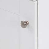 Project Source 30" weißer Einzelwaschbecken-Badezimmerwaschtisch mit kultivierter Marmorplatte