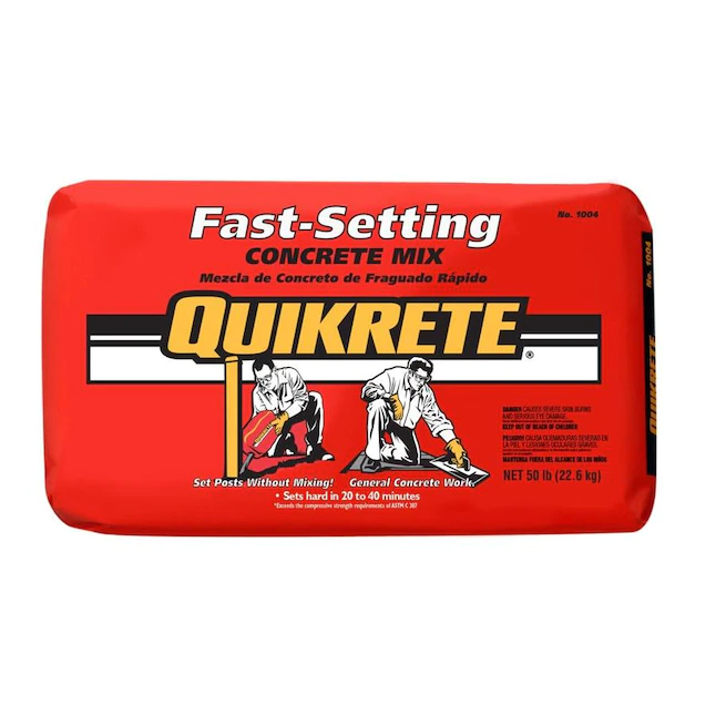 Quikrete  50-lb Fast Setting Concrete Mix