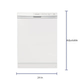 Frigidaire Front Control 24-in Built-In Dishwasher (White)
