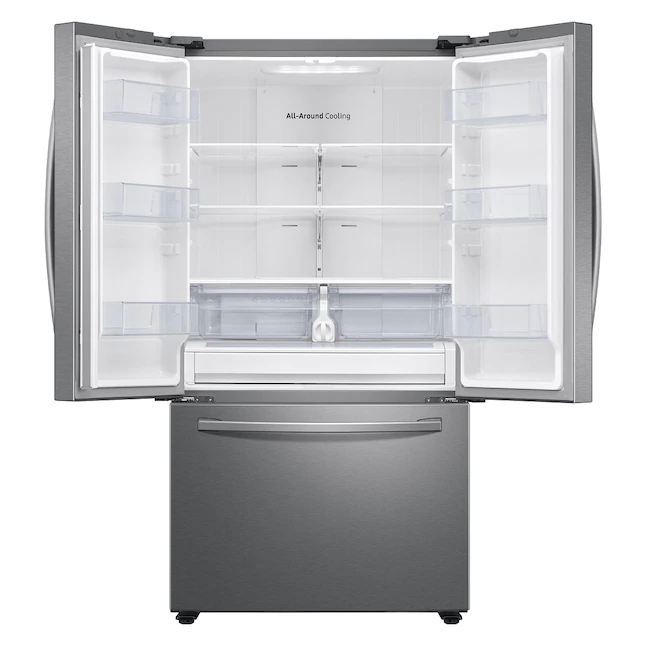 Samsung 28.2-cu ft French Door Refrigerator with Ice Maker Stainless Steel