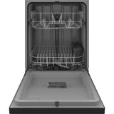 Hotpoint Front Control 24-in Built-In Dishwasher (Black)