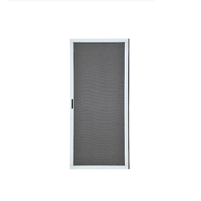 Puerta corrediza de aluminio blanco ReliaBilt de 48 x 80 pulgadas