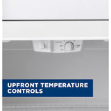 Refrigerador con congelador superior Hotpoint de 15.6 pies cúbicos (negro)