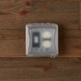 TayMac 2-Gang Square Plastic Weatherproof Electrical Box Cover