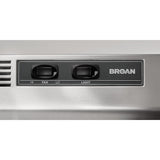 Broan® 30-in Ductless Stainless Steel Undercabinet Range Hood with Charcoal Filter
