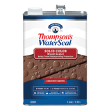 Thompson's WaterSeal Signature Series Pre-tinted Chestnut Brown Solid Exterior Wood Stain and Sealer (1 galón)