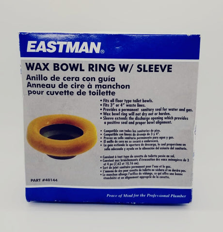 Eastman Wachsschalenring mit Flansch