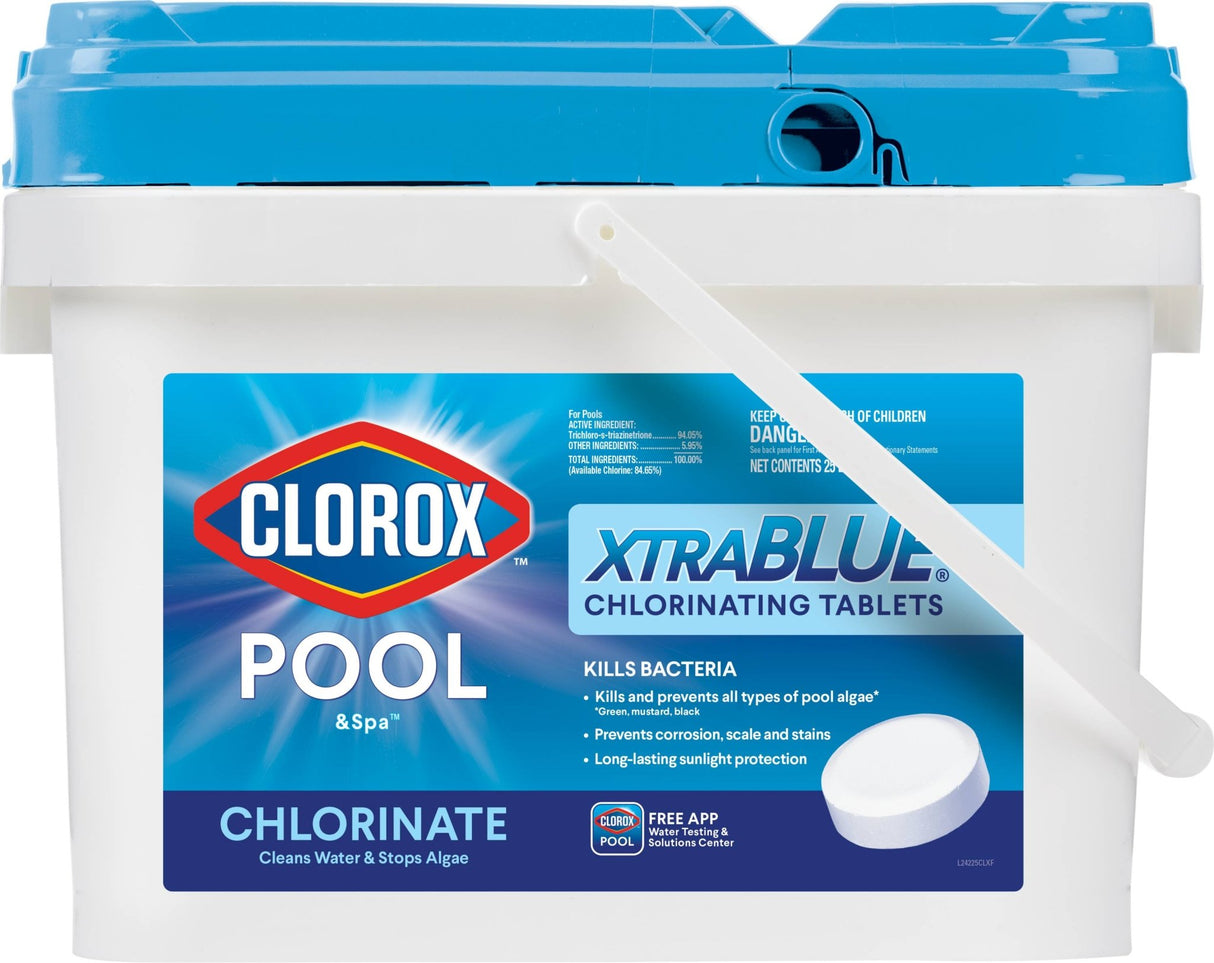 Clorox® Tabletas cloradoras para piscinas - 25 libras