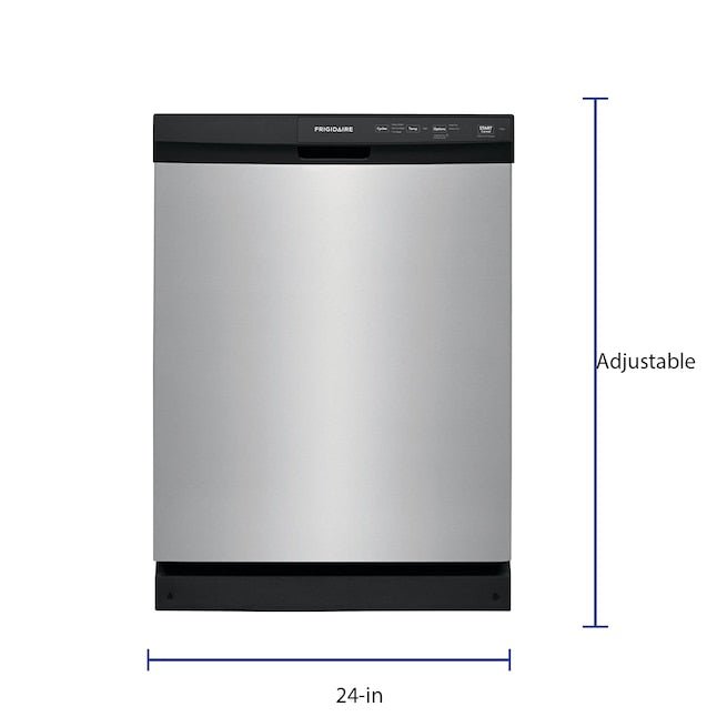 Frigidaire Front Control 24-in Built-In Dishwasher (Stainless Steel)