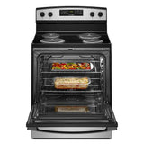 Amana  30-in 4 Elements 4.8-cu ft Freestanding Electric Range (Stainless Steel)