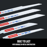 CRAFTSMAN Bi-metal Wood/Metal Cutting Reciprocating Saw Blade (11-Pack)