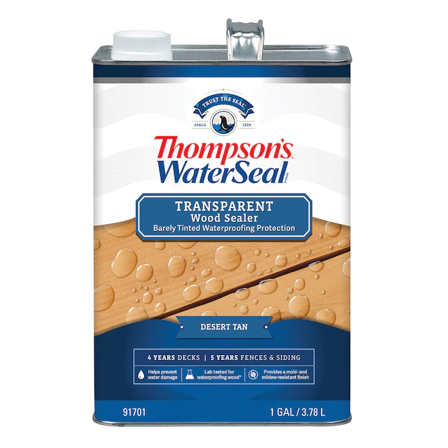 Thompson's WaterSeal  Signature Series Pre-tinted Desert Tan Transparent Exterior Wood Stain and Sealer (1-Gallon)