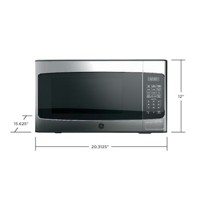 GE 1.1-cu ft 950-Watt Countertop Microwave (Stainless Steel)