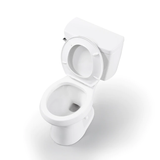 Project Source Pro-Flush White Round Chair Height 2-teilige WaterSense-Toilette 12-Zoll-Rough-In-Größe (ADA-konform)
