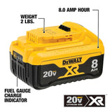 DeWalt  V20 20-Volt 3-Pack 8 Amp-Hour; 4 Amp-Hour Lithium-ion Power Tool Battery