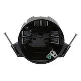 Black Polycarbonate New Work Standard Switch/Outlet Ceiling Electrical Box