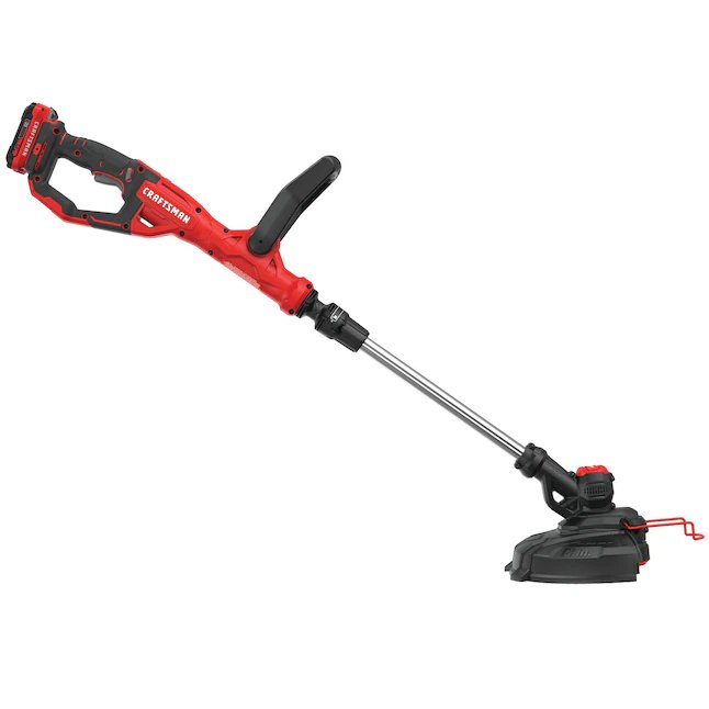 CRAFTSMAN 20-volt Max 13-in Straight Cordless String Trimmer Edger Capable 2 Ah (Battery and Charger Included)