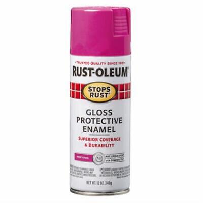 Rust-Oleum  Stops Rust Gloss Poppy Pink Spray Paint (NET WT. 12-oz)