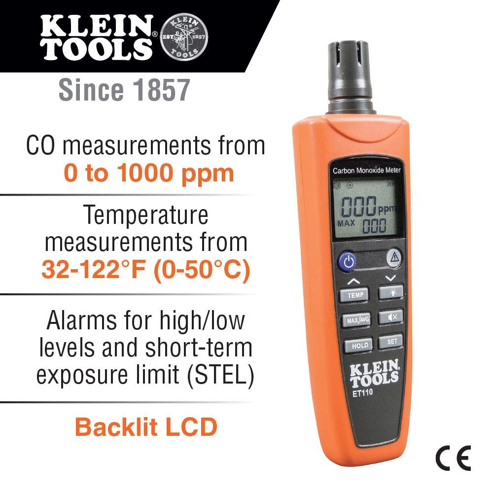 Klein Tools ET110 Kohlenmonoxid-Tester