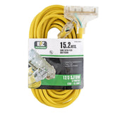EZ-FLO 50 ft. Triple-Outlet Extension Cord with Indicator Light