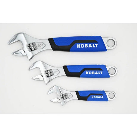 Kobalt  3-Piece Adjustable Wrench Set